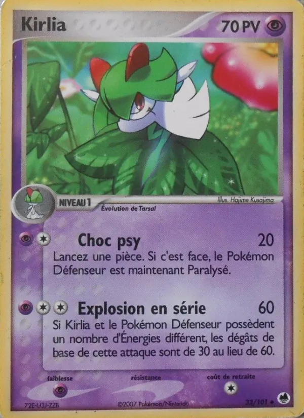 Carte Kirlia 32/101 – EX Île des Dragons