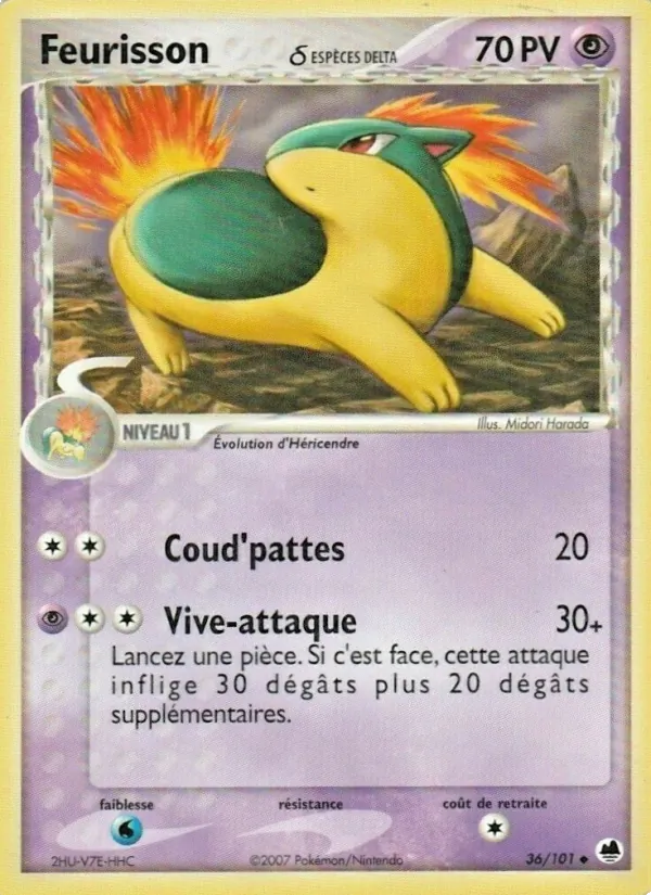 Carte Feurisson δ 36/101 – EX Île des Dragons