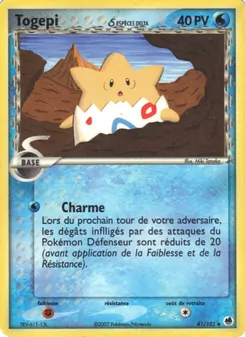Carte Togepi δ 41/101 – EX Île des Dragons