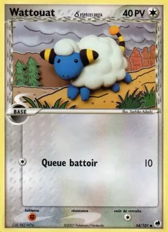 Carte Wattouat δ 54/101 – EX Île des Dragons