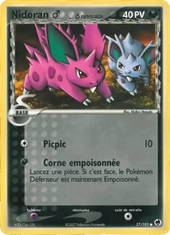 Carte Nidoran ♂ δ 57/101 – EX Île des Dragons