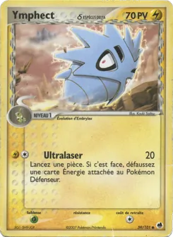 Carte Ymphect δ 59/101 – EX Île des Dragons