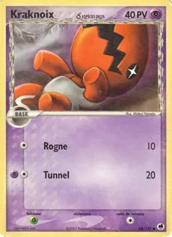 Carte Kraknoix δ 68/101 – EX Île des Dragons