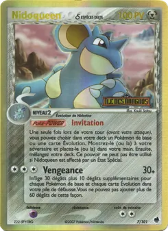 Carte Nidoqueen δ 7/101 – EX Île des Dragons
