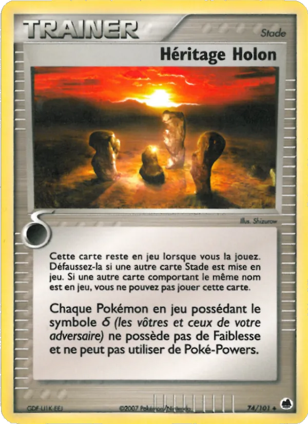 Carte Héritage Holon 74/101 – EX Île des Dragons