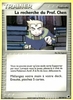 Carte La recherche du Prof. Chen 80/101 – EX Île des Dragons