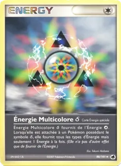 Carte Énergie Multicolore δ 88/101 – EX Île des Dragons