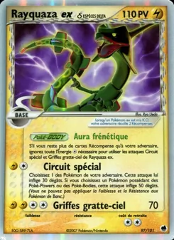 Carte Rayquaza ex δ 97/101 – EX Île des Dragons