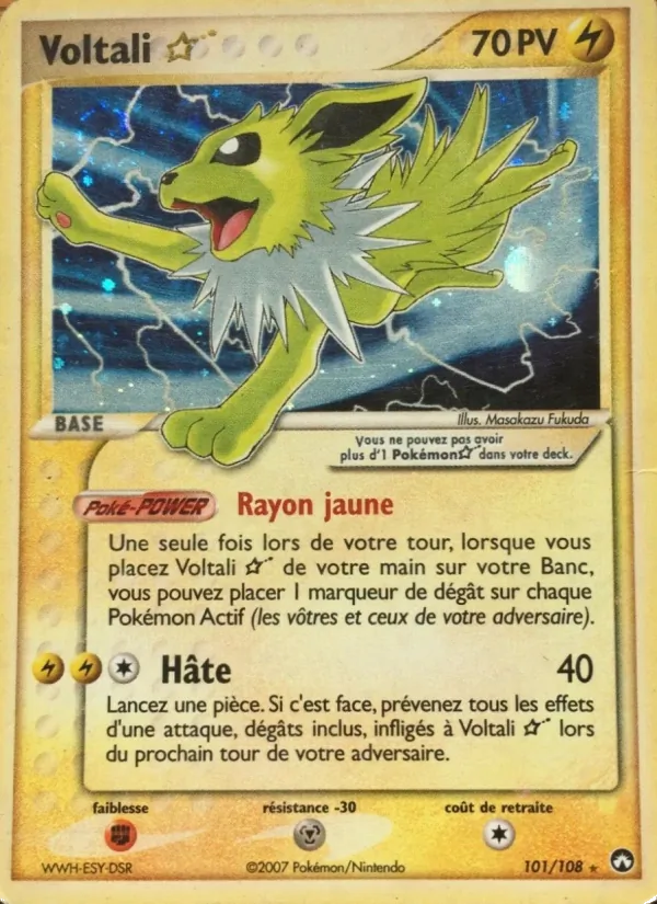 Carte Voltali ☆ 101/108 – EX Gardiens du Pouvoir