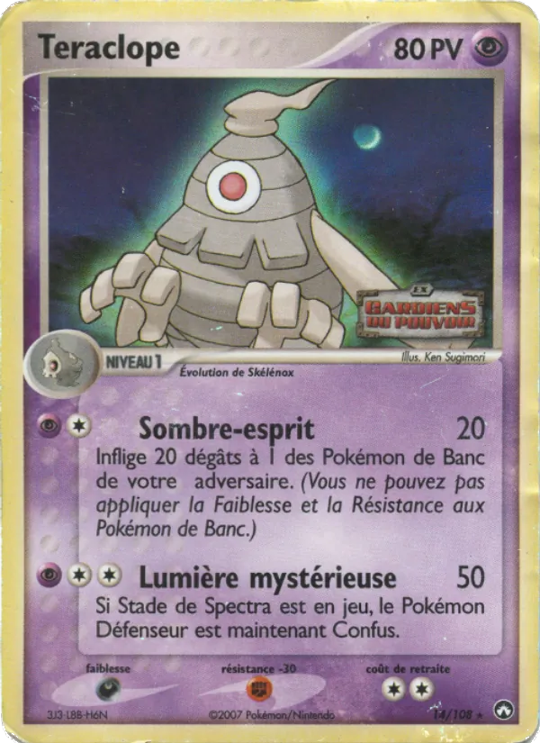 Carte Téraclope 14/108 – EX Gardiens du Pouvoir