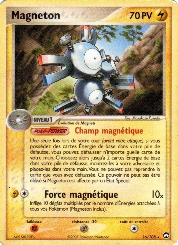 Carte Magnéton 16/108 – EX Gardiens du Pouvoir