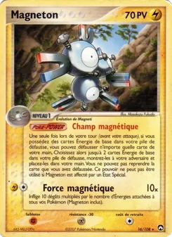 Carte Magnéton 16/108 – EX Gardiens du Pouvoir