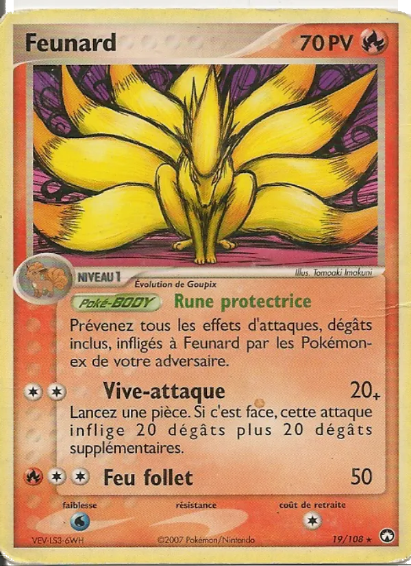 Carte Feunard 19/108 – EX Gardiens du Pouvoir
