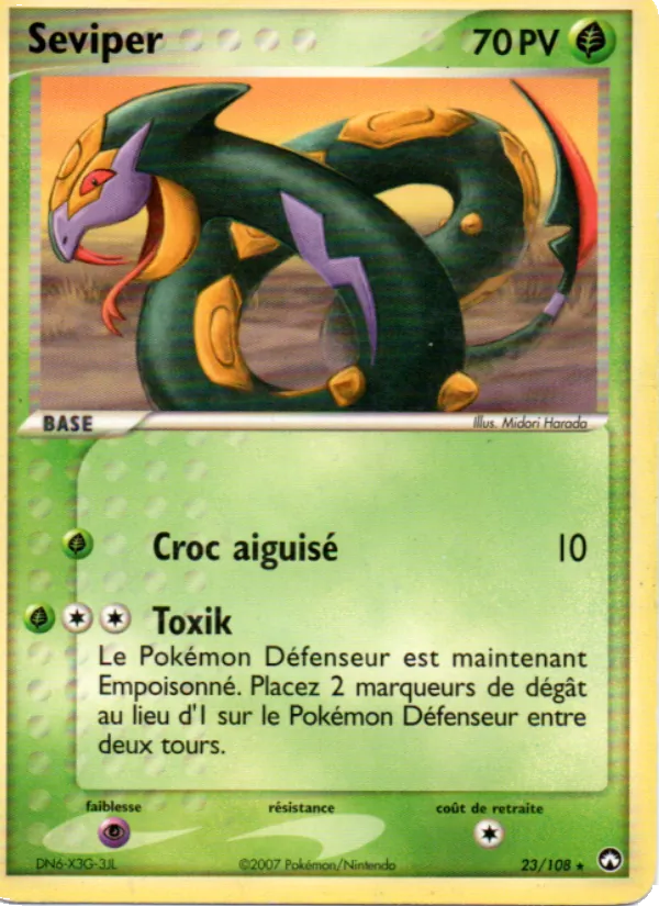 Carte Séviper 23/108 – EX Gardiens du Pouvoir
