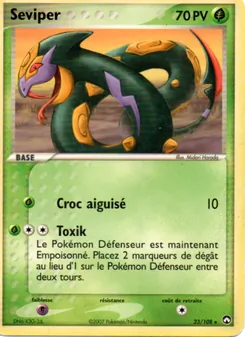 Carte Séviper 23/108 – EX Gardiens du Pouvoir