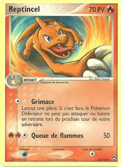 Carte Reptincel 28/108 – EX Gardiens du Pouvoir