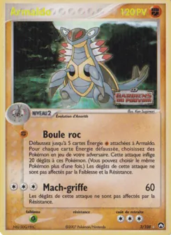 Carte Armaldo 3/108 – EX Gardiens du Pouvoir