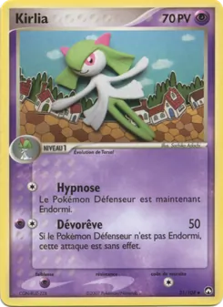 Carte Kirlia 31/108 – EX Gardiens du Pouvoir
