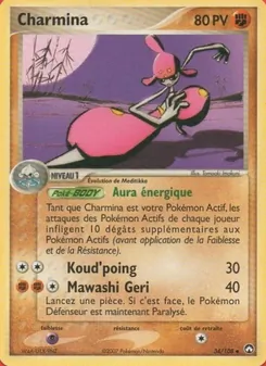 Carte Charmina 34/108 – EX Gardiens du Pouvoir