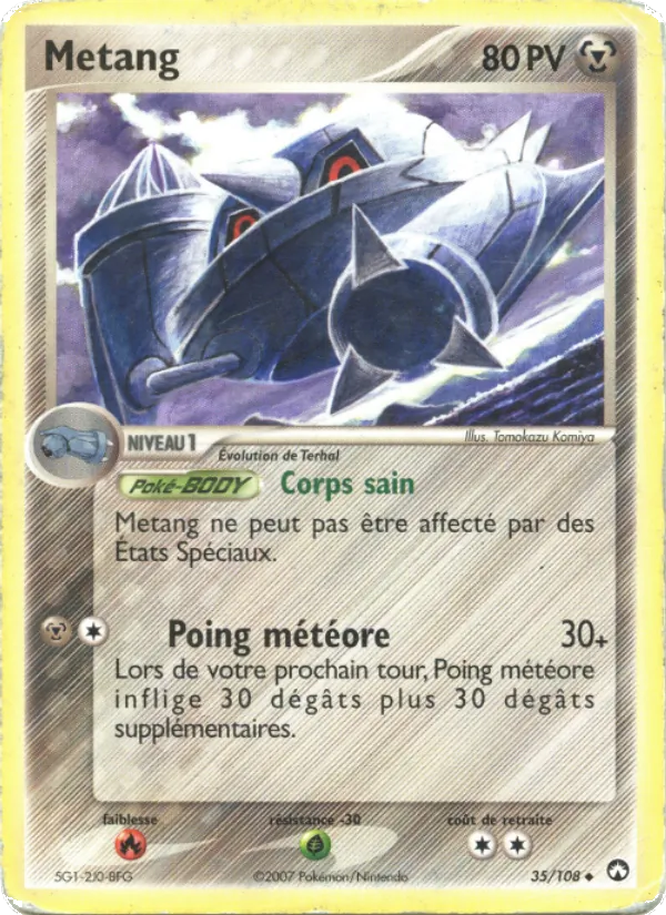 Carte Métang 35/108 – EX Gardiens du Pouvoir