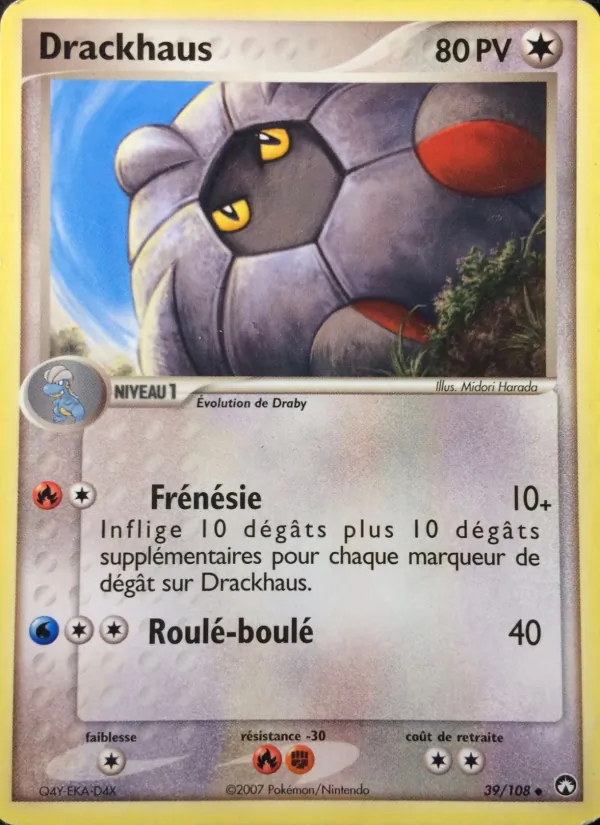 Carte Drackhaus 39/108 – EX Gardiens du Pouvoir