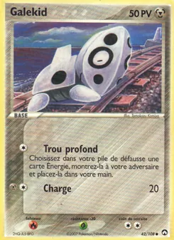 Carte Galekid 42/108 – EX Gardiens du Pouvoir