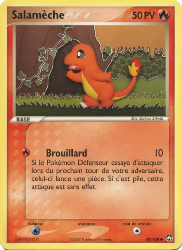 Carte Salamèche 48/108 – EX Gardiens du Pouvoir