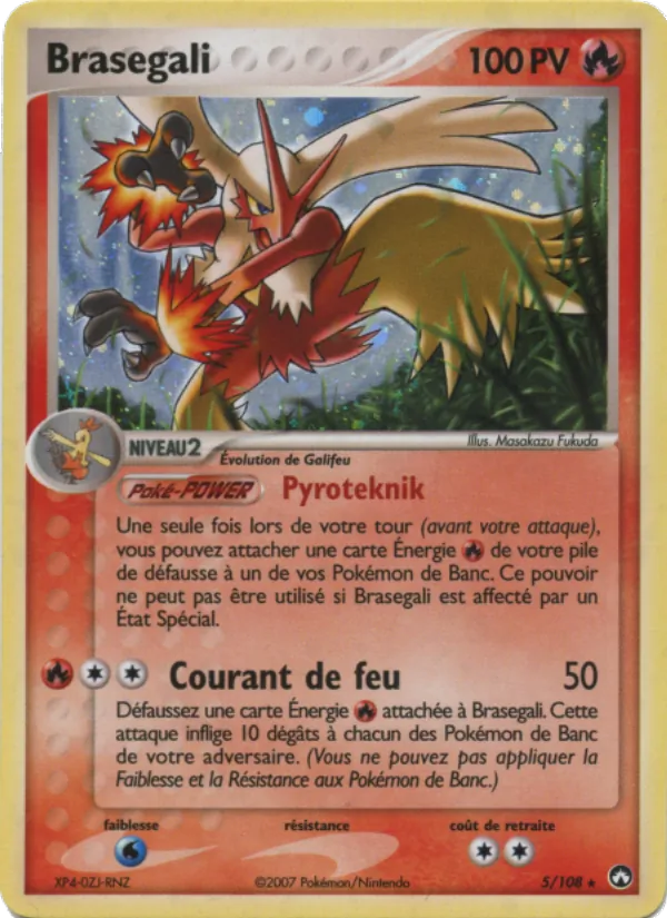 Carte Braségali 5/108 – EX Gardiens du Pouvoir