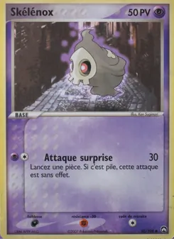 Carte Skelénox 50/108 – EX Gardiens du Pouvoir