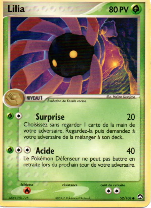 Carte Lilia 52/108 – EX Gardiens du Pouvoir