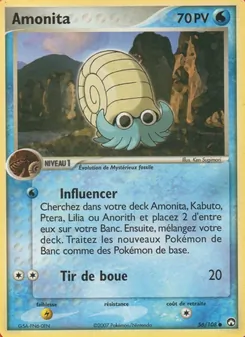 Carte Amonita 56/108 – EX Gardiens du Pouvoir