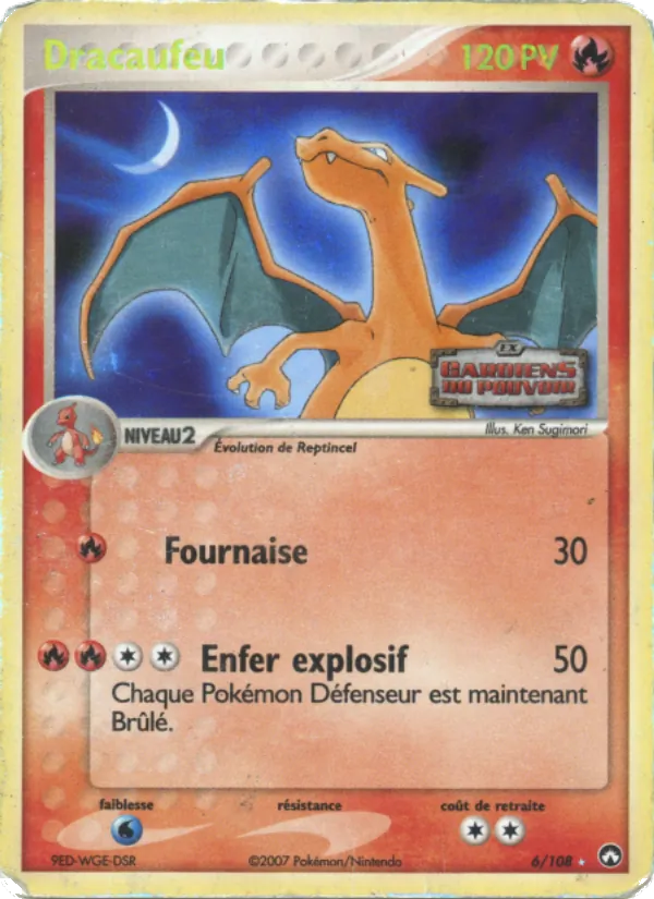 Carte Dracaufeu 6/108 – EX Gardiens du Pouvoir