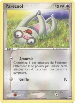 Carte Parecool 63/108 – EX Gardiens du Pouvoir
