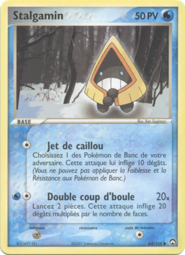 Carte Stalgamin 64/108 – EX Gardiens du Pouvoir
