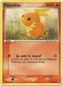 Carte Poussifeu 67/108 – EX Gardiens du Pouvoir