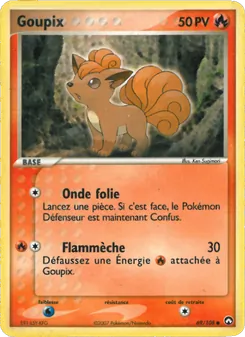 Carte Goupix 69/108 – EX Gardiens du Pouvoir
