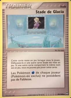 Carte Stade de Glacia 76/108 – EX Gardiens du Pouvoir