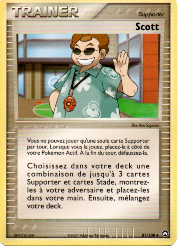 Carte Scott 81/108 – EX Gardiens du Pouvoir