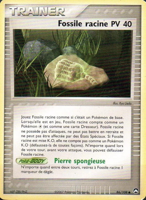 Carte Fossile racine 86/108 – EX Gardiens du Pouvoir