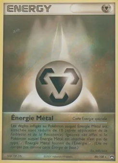 Carte Énergie Métal 88/108 – EX Gardiens du Pouvoir