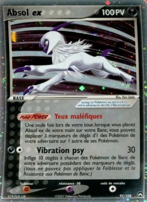 Carte Absol ex 92/108 – EX Gardiens du Pouvoir