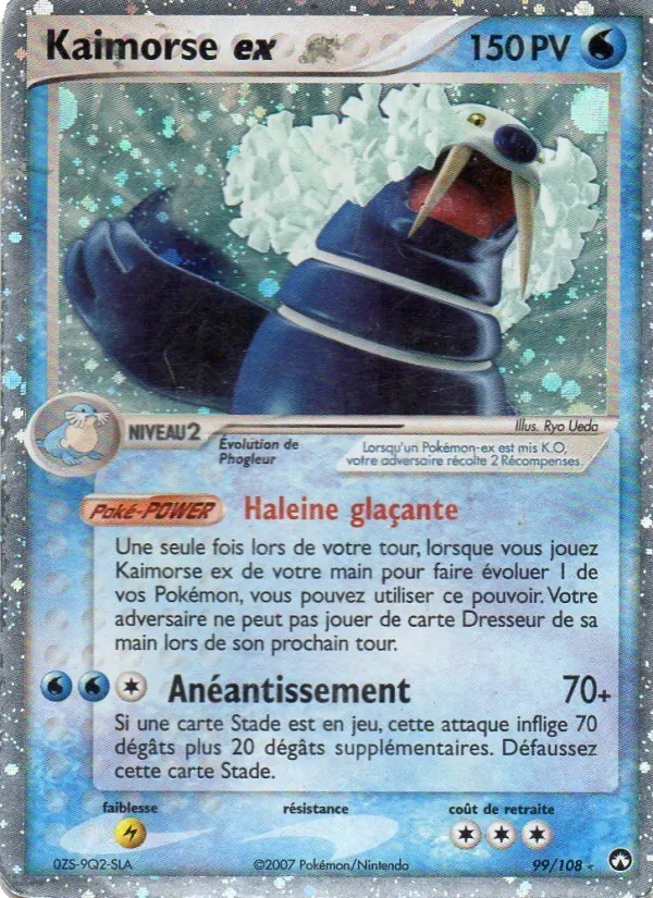 Carte Kaimorse ex 99/108 – EX Gardiens du Pouvoir