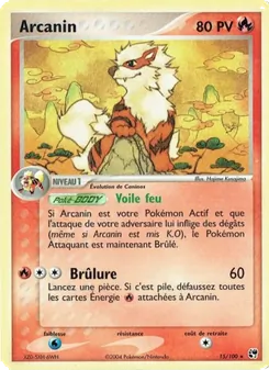 Carte Arcanin 15/100 – EX Tempête de sable