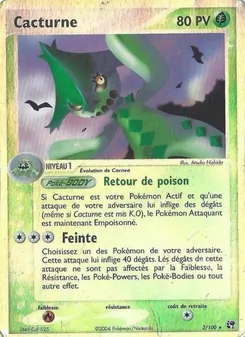 Carte Cacturne 2/100 – EX Tempête de sable