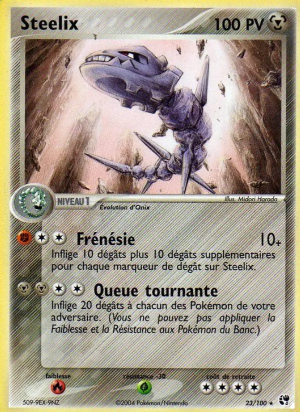 Carte Steelix 23/100 – EX Tempête de sable