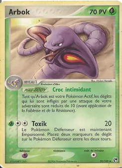 Carte Arbok 29/100 – EX Tempête de sable