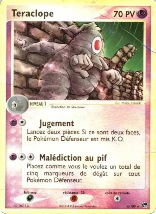 Carte Téraclope 4/100 – EX Tempête de sable