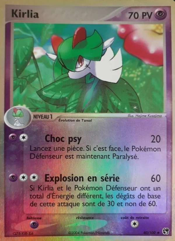 Carte Kirlia 40/100 – EX Tempête de sable