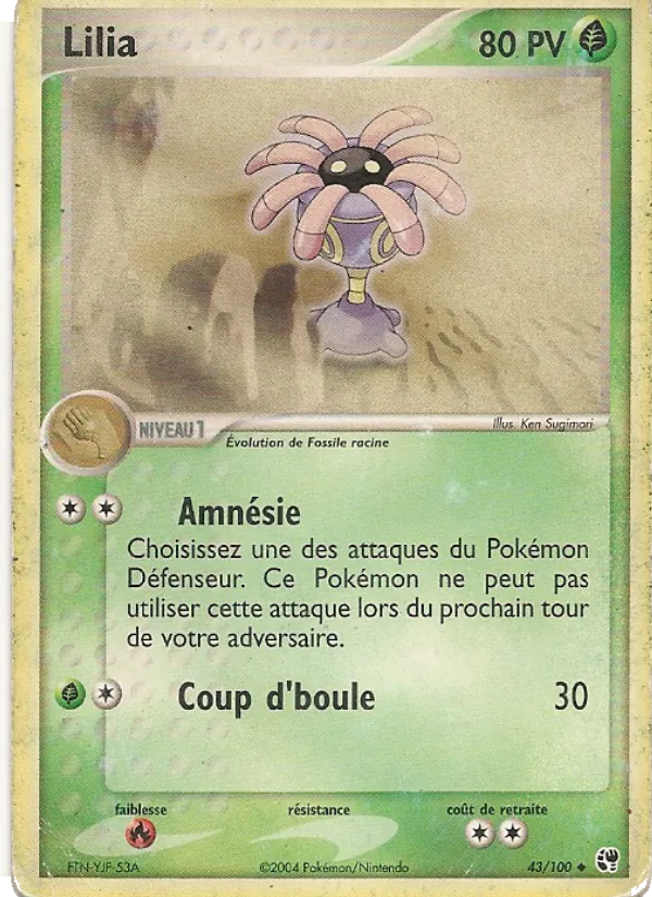 Carte Lilia 43/100 – EX Tempête de sable