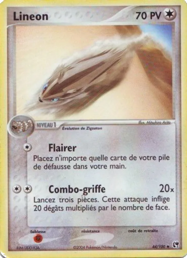 Carte Linéon 44/100 – EX Tempête de sable